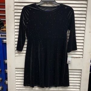 Simply Styled Black Sparkle Dress size L +